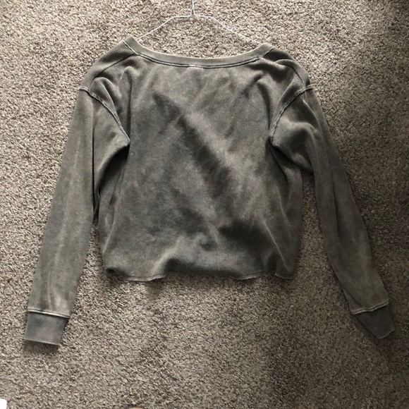 Pink (Victoria Secret) Thin Waffle Long Sleeve - Picture 2 of 3